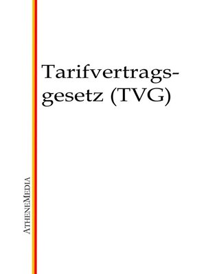 cover image of Tarifvertragsgesetz (TVG)